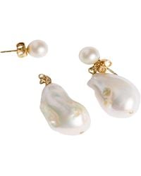 Florentis Jewellery - Pearl Drop Earrings - Lyst