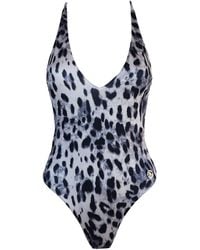 Ak Royalty Resortwear - Laguna One Piece Swimsuit Snow Leopard - Lyst