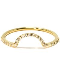 NASI SILVER - Ora Half Eternity Ring- Topaz - Lyst