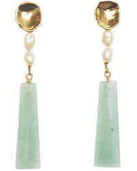 Lavani Jewels - Melina Aquamarine Earrings - Lyst