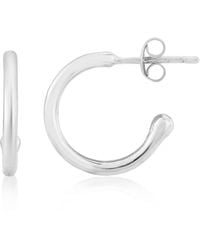Auree - Manhattan Sterling Hoop Earrings - Lyst