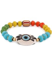 Ebru Jewelry - Sun Kissed Evil Eye Joyful Guardian Bracelet - Lyst