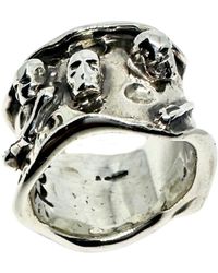 Tg-Jewellery by Tamara Gervasio - Skull Faces Ring – Sterling - Lyst
