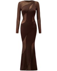 OW Collection - Spiral Maxi Dress - Lyst