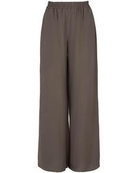 Conquista - Khaki Palazzo Pants - Lyst