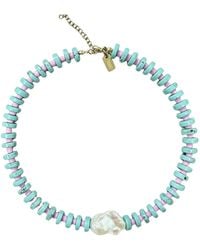 Christina Greene - New Outlook Baroque Pearl Beaded Necklace - Lyst