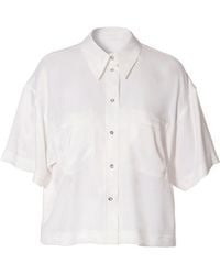 AGGI by HALEWSKI - Mia Bright Short Sleeves Shirt With Bikini - Lyst