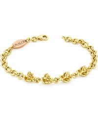 Unaloe - Alba Floral Rose Bracelet - Lyst