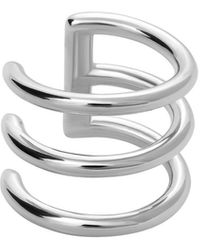 Lucy Quartermaine - Solid Sterling Waterfall Triple Ear Cuff - Lyst