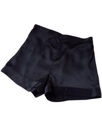 Soft Strokes Silk - Pure Mulberry Silk High-Waisted Shorts - Lyst