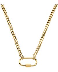 Bermuda Watch Company - Maivelle Lexi Carabiner Chain Necklace - Lyst
