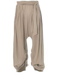 Zhenabia - Neutrals Loose Boho Harem Pants - Lyst