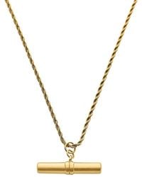 Bermuda Watch Company - Maivelle Blair T-Bar Rope Chain Necklace - Lyst