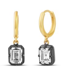 SHYMI - Emerald Drop Huggies - Lyst