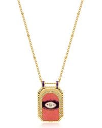 Nialaya - Evil Eye Pendant Necklace - Lyst
