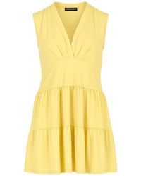 Conquista - Sleeveless Cotton Jersey Dress - Lyst