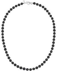 Dower & Hall - Luna Pearl Halo Bead Necklace - Lyst