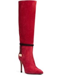 Beautiisoles by Robyn Shreiber Made in Italy - Lindsay Suede Tall Boot Comfortable & Sexy Stiletto For Valentine - Lyst