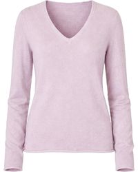 I Rocchi Cashmere - Pure Cashmere V-Neck Sweater - Lyst