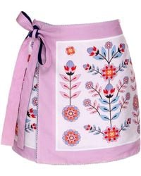 Jessie Zhao New York - Swim Cover Up Skirt- Garden - Lyst