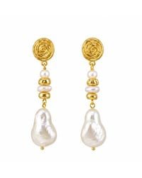 Lalinde - Pearl Reverie Drop Earrings - Lyst