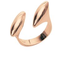 Spero London - Double Marquise Sterling Adjustable Ring - Lyst