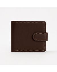 VIDA VIDA - Luxury Leather Zip Section Coin Wallet - Lyst