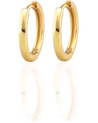 Kris Nations - Sunny Side Hoop Earrings Vermeil - Lyst