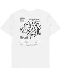 Anchor and Crew - Gustatory Melbourne Coffee Scene Organic Cotton Embroidered T-Shirt - Lyst