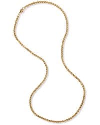 A Weathered Penny - Long Delicate Weave Chain - Lyst