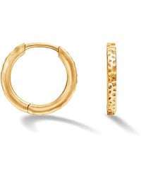 Dower & Hall - Hammered Nomad Hoops - Lyst