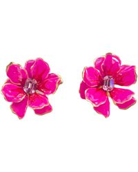 The Pink Reef - Small Jewel Box Earrings - Lyst