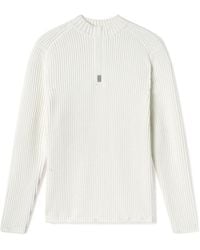 Weston Jon Boucher - Sentry Half Zip Cashmere Wool Slim Fit Sweater Heavyweight - Lyst