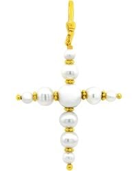 GEM BAZAAR - St James Pearl Cross - Lyst
