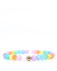 Shar Oke - Love Selenite & 14K Filled Beaded Bracelet - Lyst