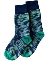Essien & Emre - Pavo Pattern Wool Socks Inactive - Lyst