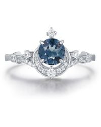 Azura Jewelry New York - Luna Twilight London Topaz Ring Vermeil - Lyst