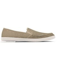 Rivieras - Neutrals Classic Braided Ecru Suede - Lyst
