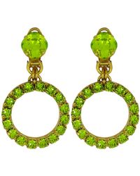 Vickisarge - The Small Hoop Earrings - Lyst