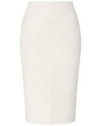 Conquista - Neutrals Fitted Stretch Pencil Skirt - Lyst