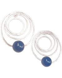 Way to Chic - Modern Earrings With Agate - Lyst
