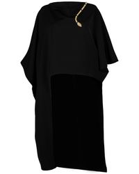 Laines London - Laines Couture Asymmetric Blouse Cape With Embellished & Gold Wrap Snake - Lyst