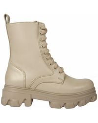 Urbnkicks - Neutrals Sand Combat Boot - Lyst
