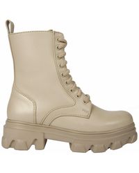 Urbnkicks - Neutrals Sand Combat Boot - Lyst