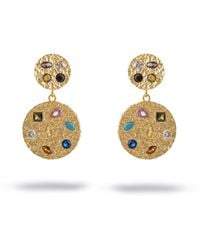 Ebru Jewelry - Celestial Harmony Multi Gemstone Earrings - Lyst