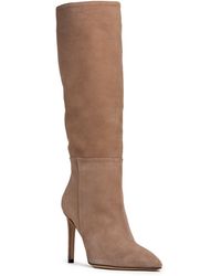 Beautiisoles by Robyn Shreiber Made in Italy - Neutrals Yara Comfortable Suede Tall High Heel Boot - Lyst