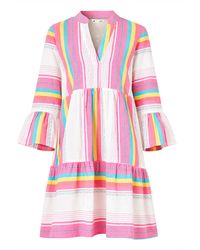 Yumi' - Multicolour Cotton Stripe Tunic - Lyst