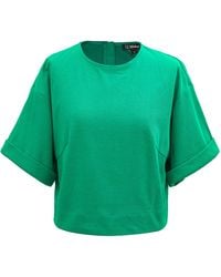 Smart and Joy - Minimalist Crop Cotton T-Shirt - Lyst