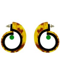 Gissa Bicalho - Handmade Acrylic Earring Hoops Orion - Lyst