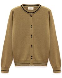 Peraluna - Risa Flat Knit Cardigan - Lyst